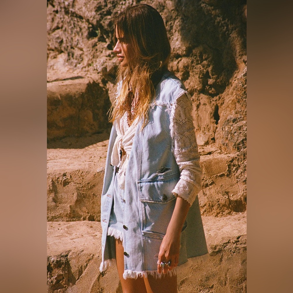 NWTS SPELL DAYDREAMER DENIM VEST - Picture 11 of 17